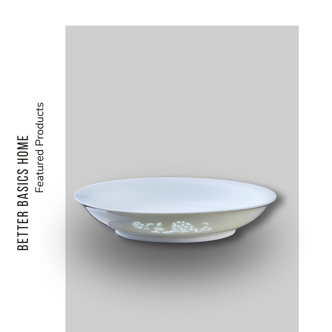 Porcelain 8"inch Deep Plate (Wholesale Deposit)